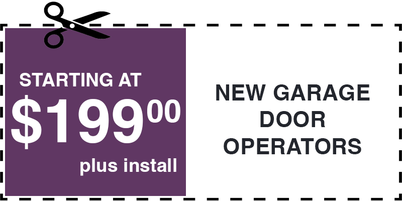 199 new garage door operators commack
