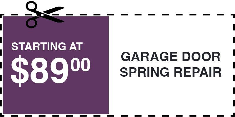 89 garage door SPRING repair commack