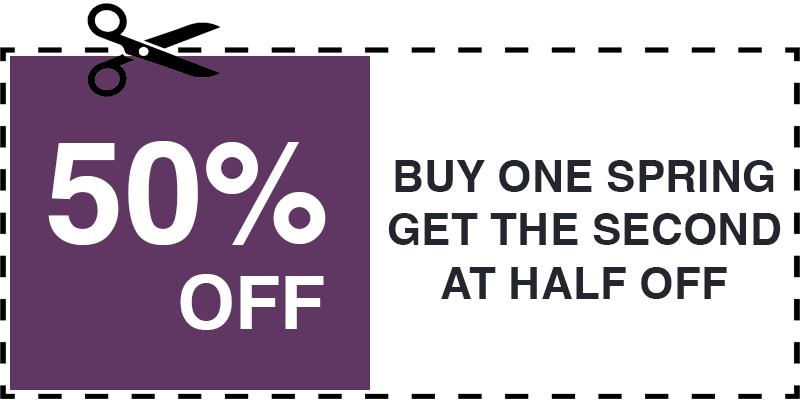 HALF OFF GARAGE SPRING commack